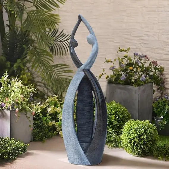 Sac Smarten Arts Cast Stone Outdoor Dancing Couple Garden Statue