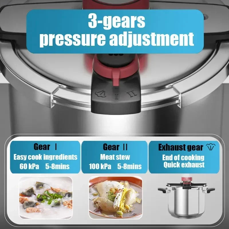 Stainless Steel Pressure Cooker Explosion Proof Kitchen