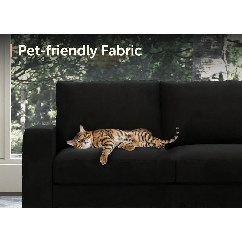 U-Shape Sleeper Sectional Sofa With Pullout Storage