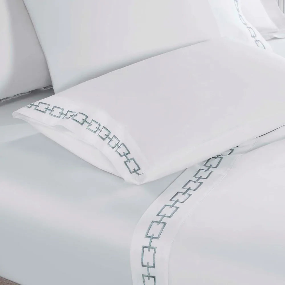 Polyester Cotton Bed Sheet Set With Deep Pocket Fitted Sheet And Pillowcases