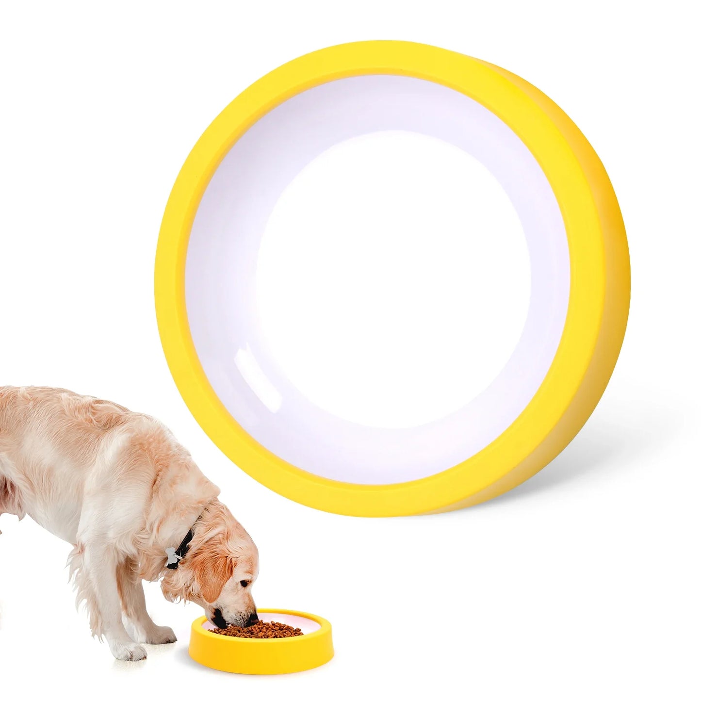 Pet Dog Slow Feeder Bowl Non Slip Anti Gulping Eco