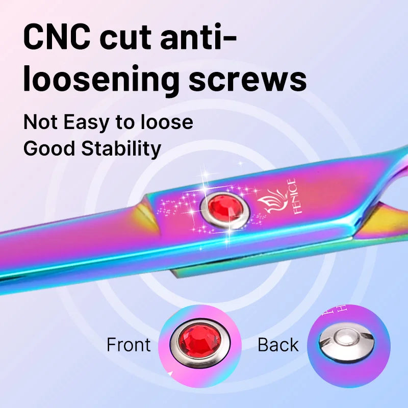 Fenice Classical 9Cr Steel Dog Grooming Scissors Set