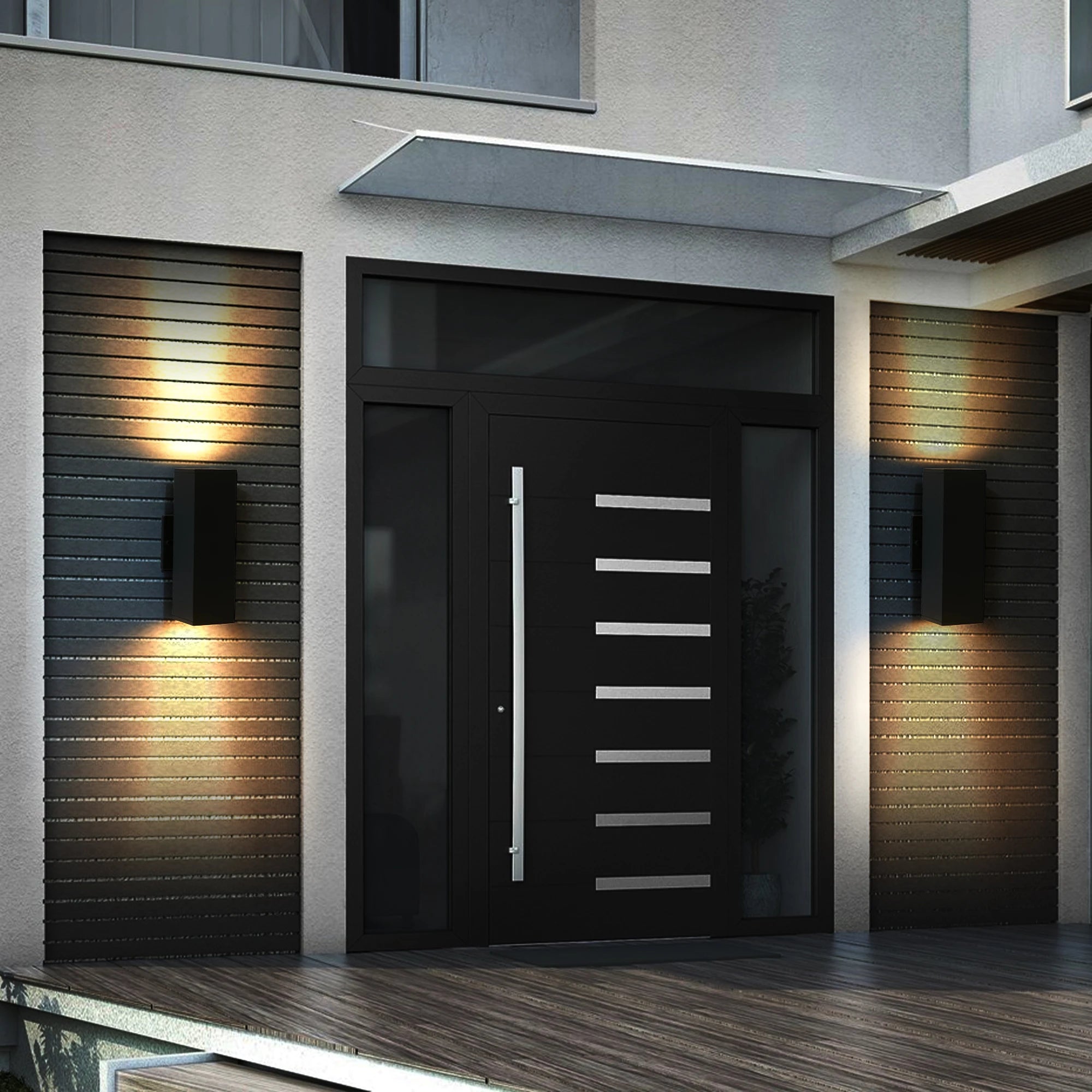 ARLGSITE Outdoor Wall Light IP65 Up and Down GU10 Aluminum