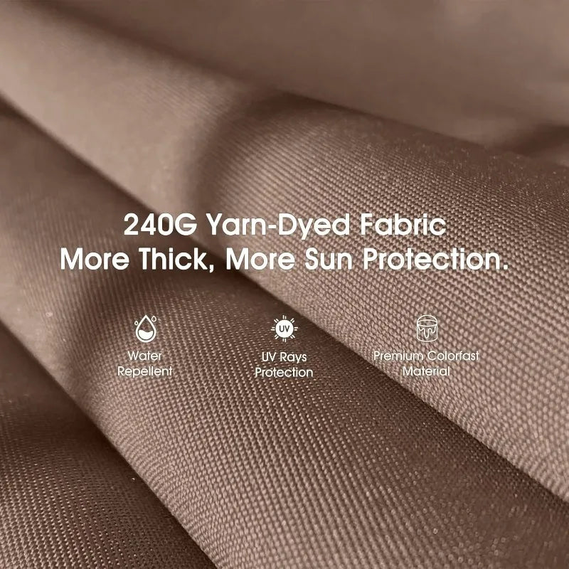 Deluxe 3 Seat Outdoor Patio Swing With Adjustable Tilt Canopy