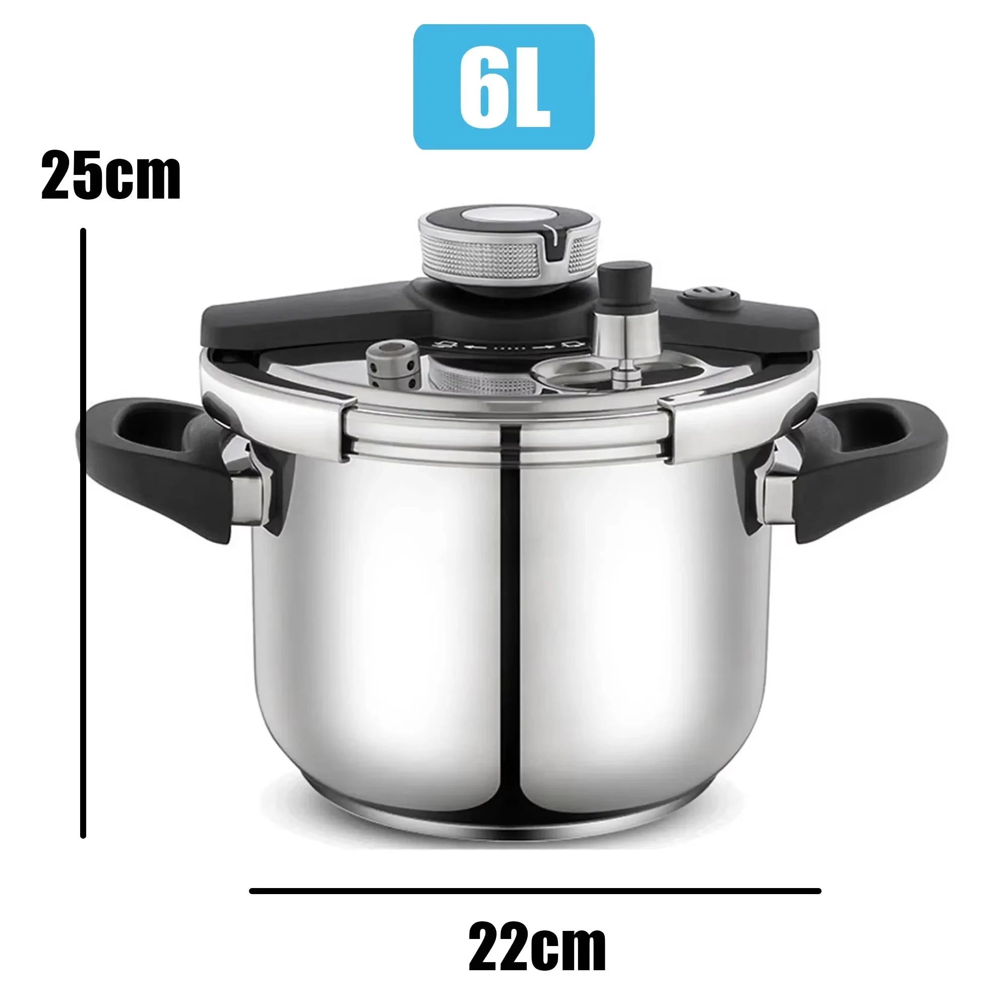 Stainless Steel Pressure Cooker Explosion Proof Kitchen