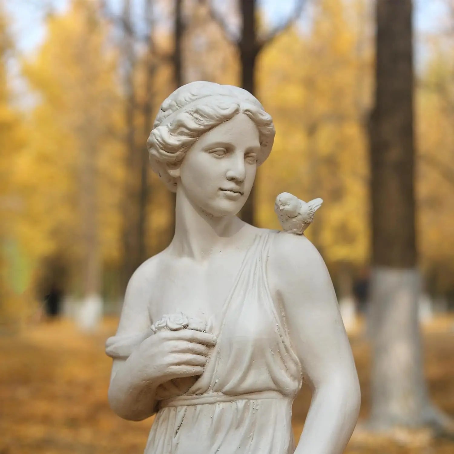 ZUIJI Garden Statue Nymph Sculpture Greek Mythology Roman Style Outdoor