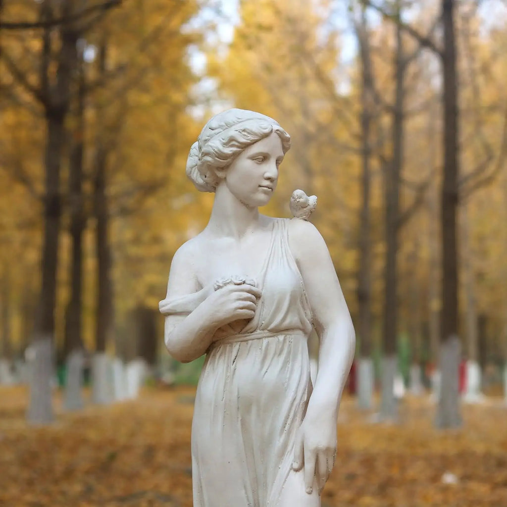 ZUIJI Garden Statue Nymph Sculpture Greek Mythology Roman Style Outdoor