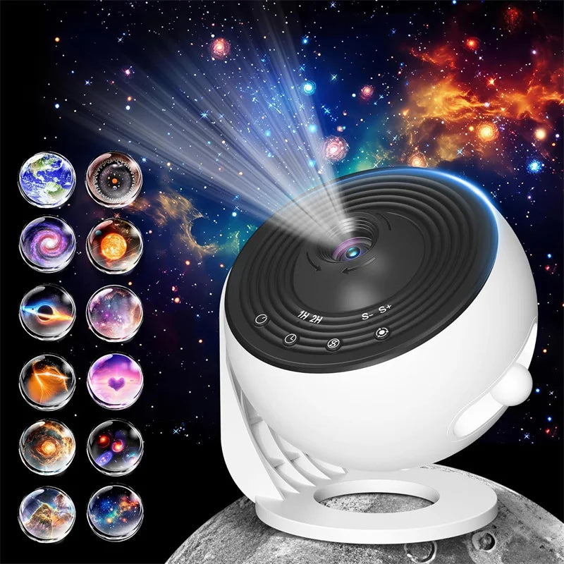 DVOLADOR Galaxy Night Light Projector 360Degree Starry Sky Lamp
