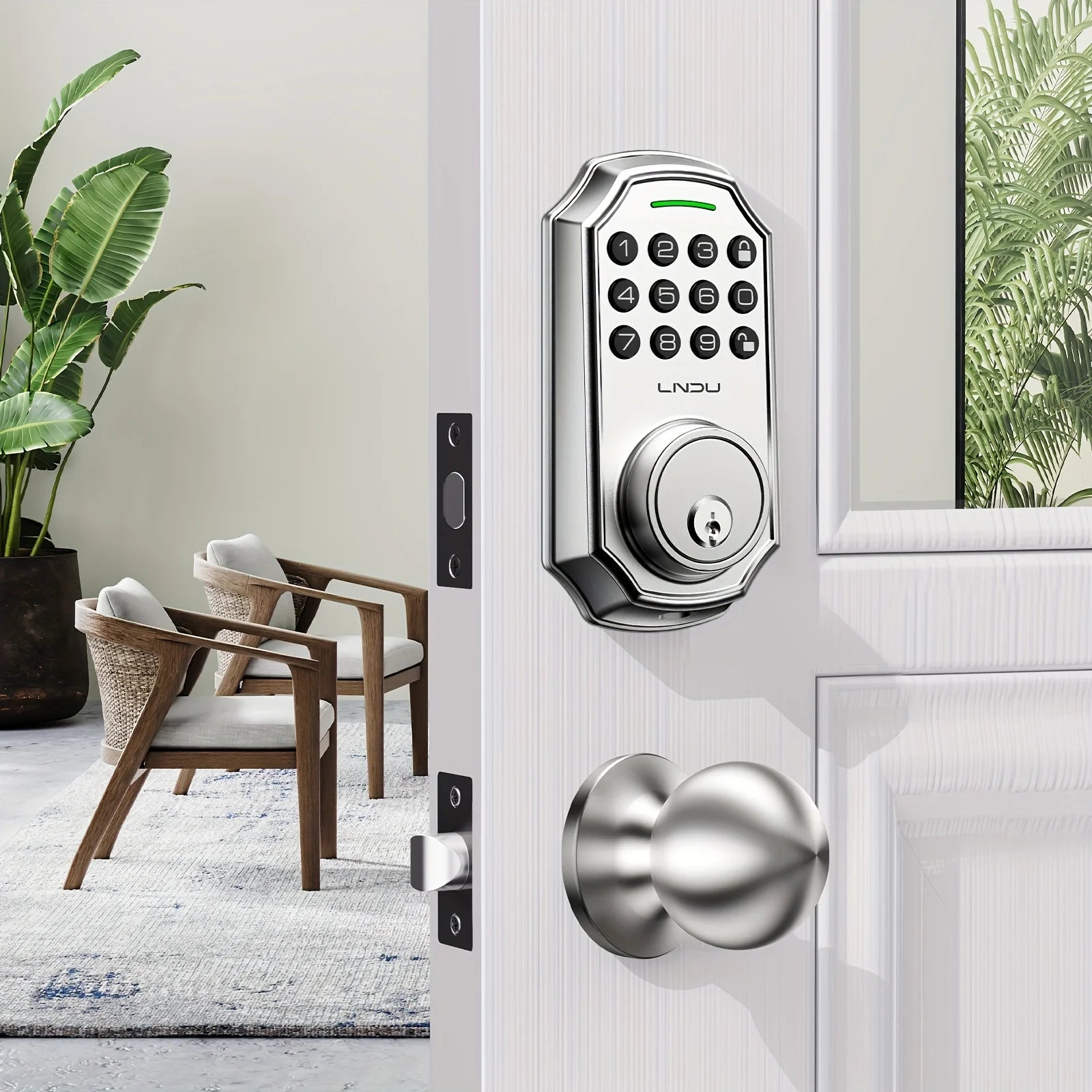 LNDU D180 Smart Lock With Electronic Keypad Deadbolt