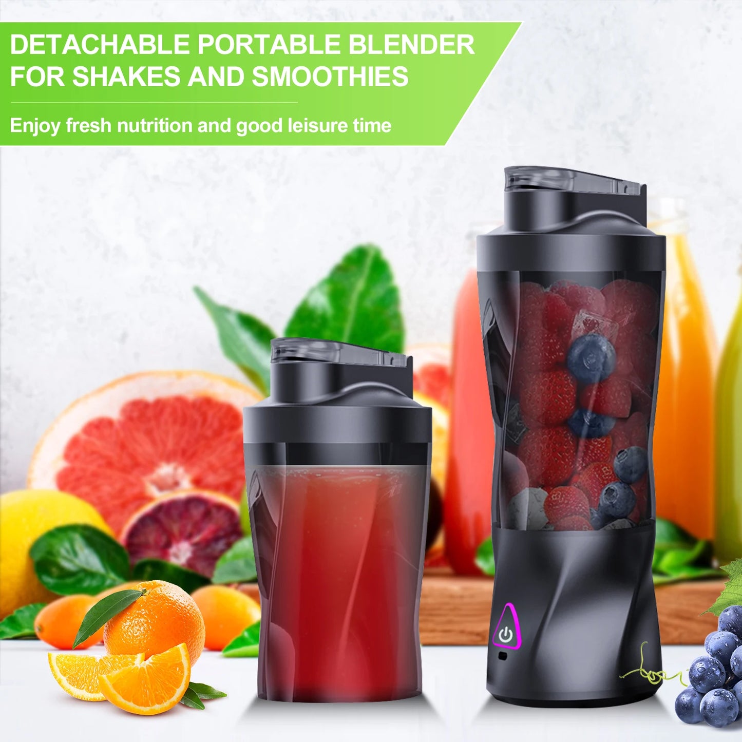 KIRAINAFLY Portable USB Juicer Blender Smoothies