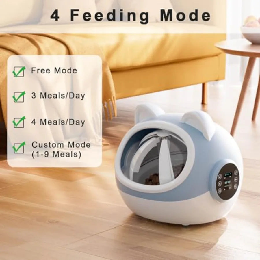 Smart Pet Feeder Dual Collar Tags Microchip Activated Food Bowl