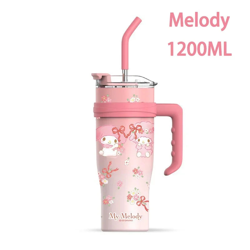 XW Sanrio Hello Kitty 1200ml Vacuum Insulated Tumbler With Straw
