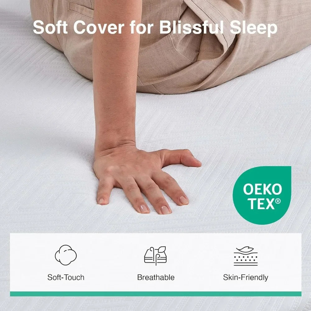 Fill Gel Memory Foam Mattress In A Box For Cooling