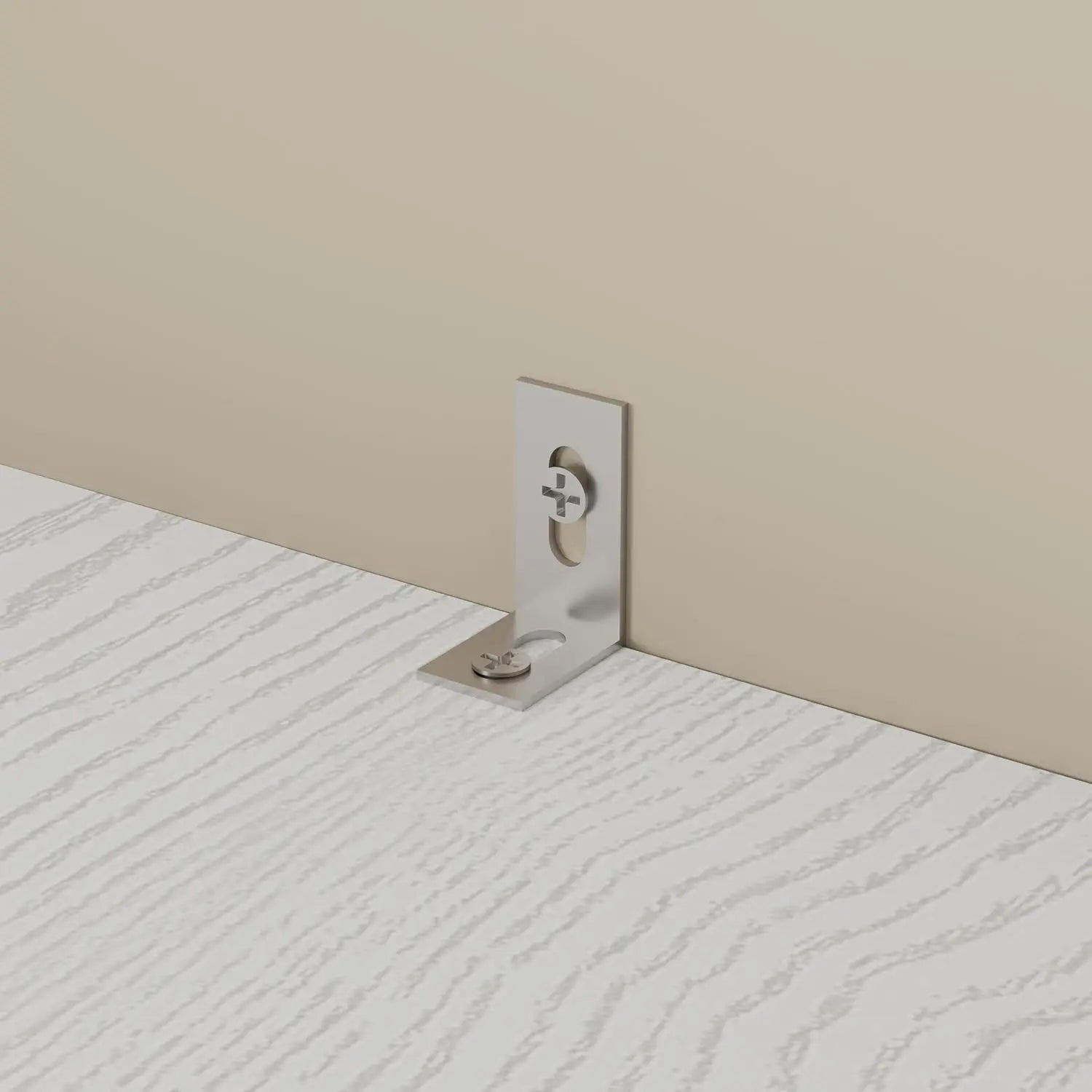 XMSJ Corner Bookshelf With Doors 6 Tier Cabinet Storage