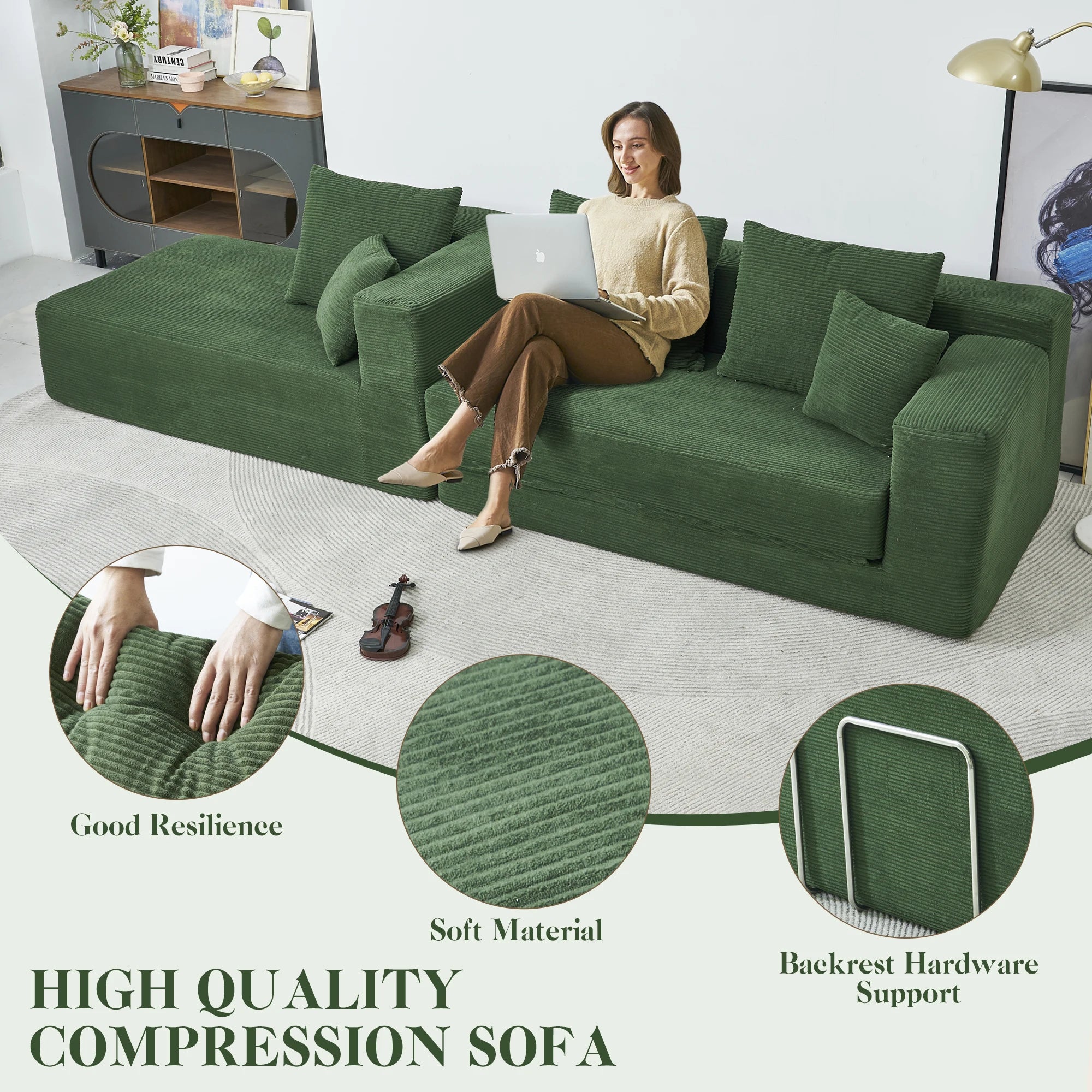 Guangdong L Shaped Modular Sectional Sofa Cloud Couch