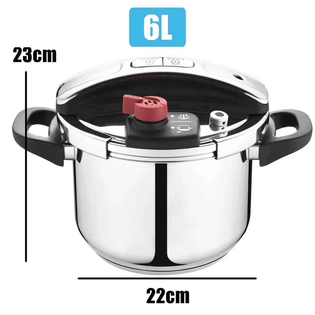 Stainless Steel Pressure Cooker Explosion Proof Kitchen