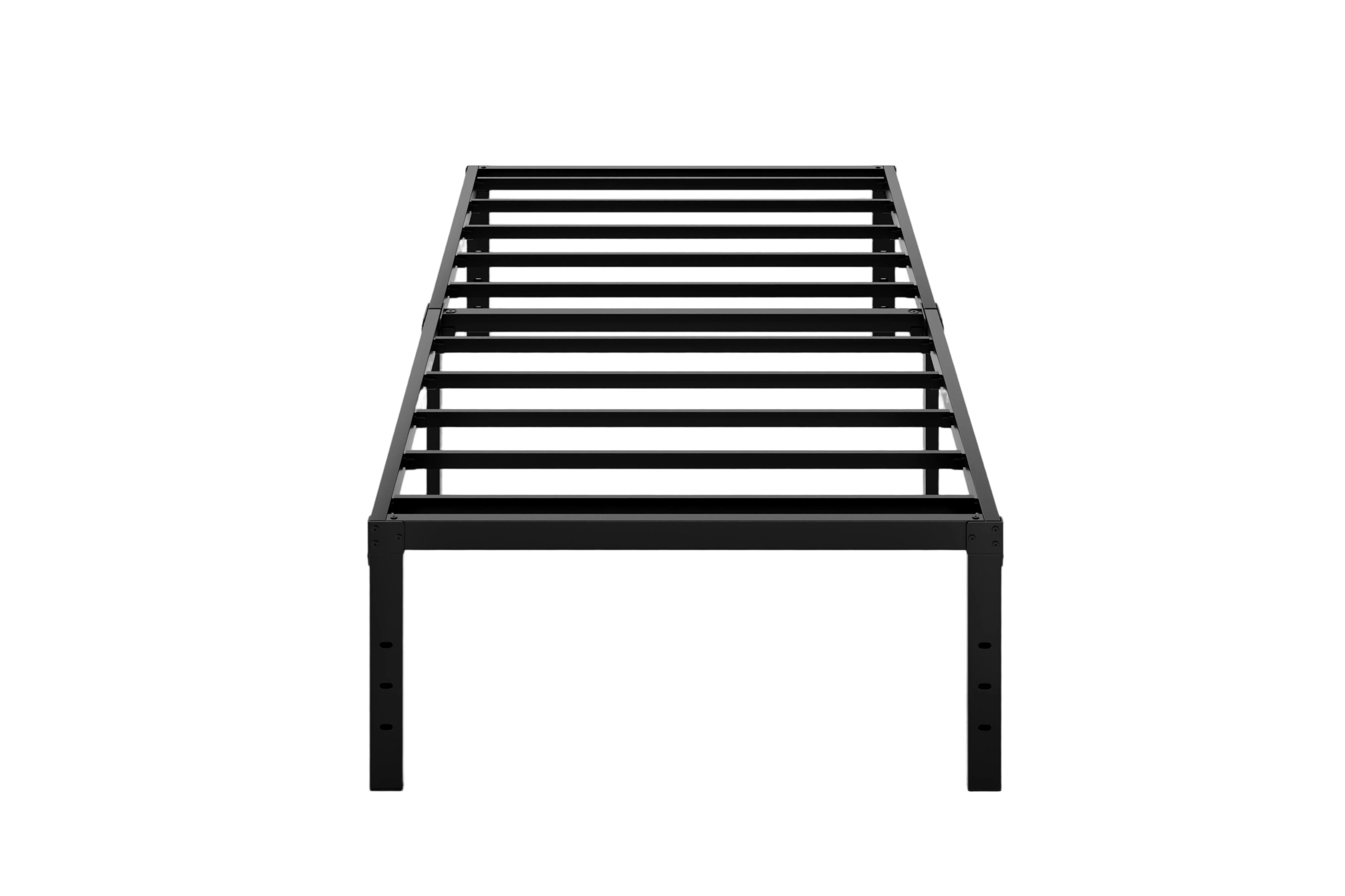 AROMUSTIME Metal Bed Frame Platform Slat Mattress Foundation