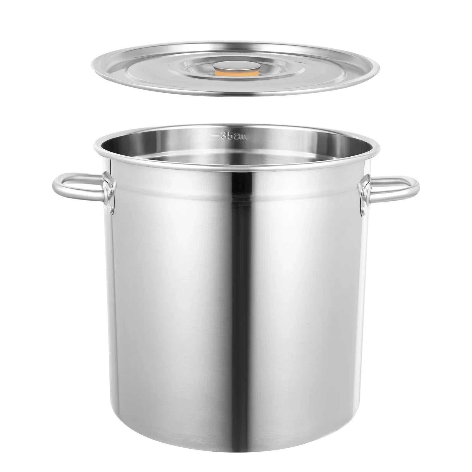 Hign-concerned Heavy Duty Stock Pot Stainless Steel With Lid