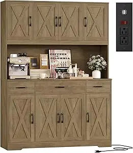 Charge Unit Kitchen Pantry Cabinet With Charging Station