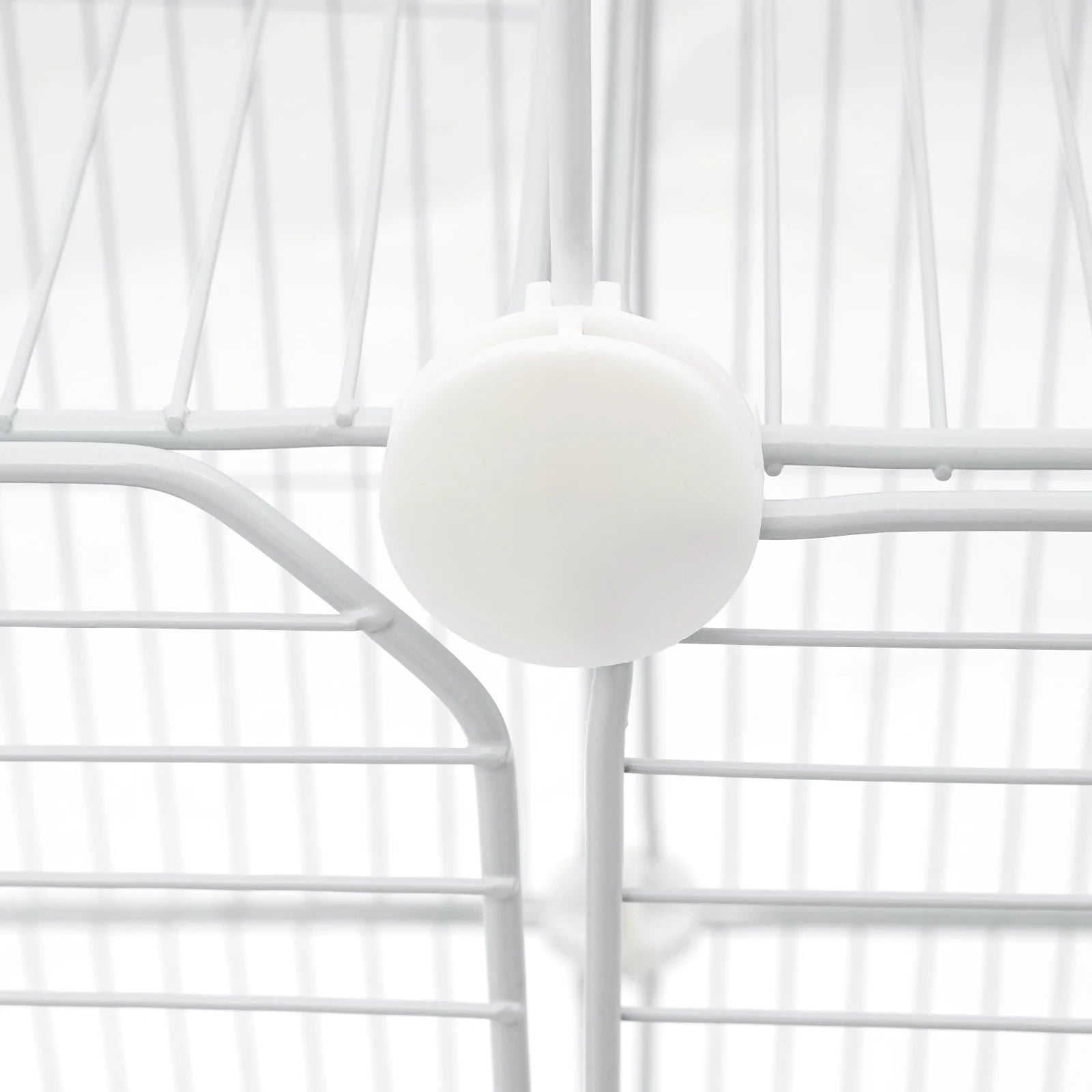 Large Bird Cage With Wheels Perches And Feeding Doors