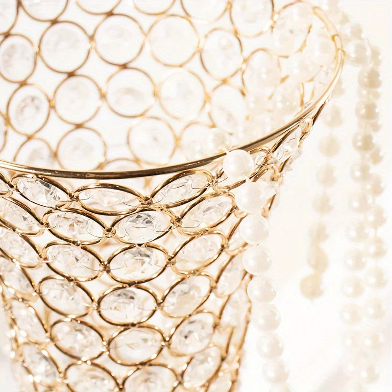 Function Two Crystal Vases Set for Elegant Centerpiece Decor