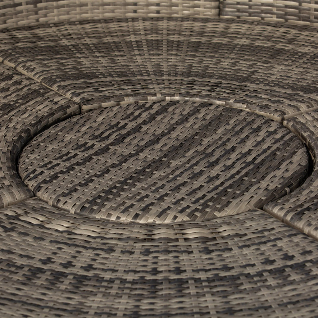 Outsunny Outdoor Convertible Daybed 4 Piece Set With Sofa