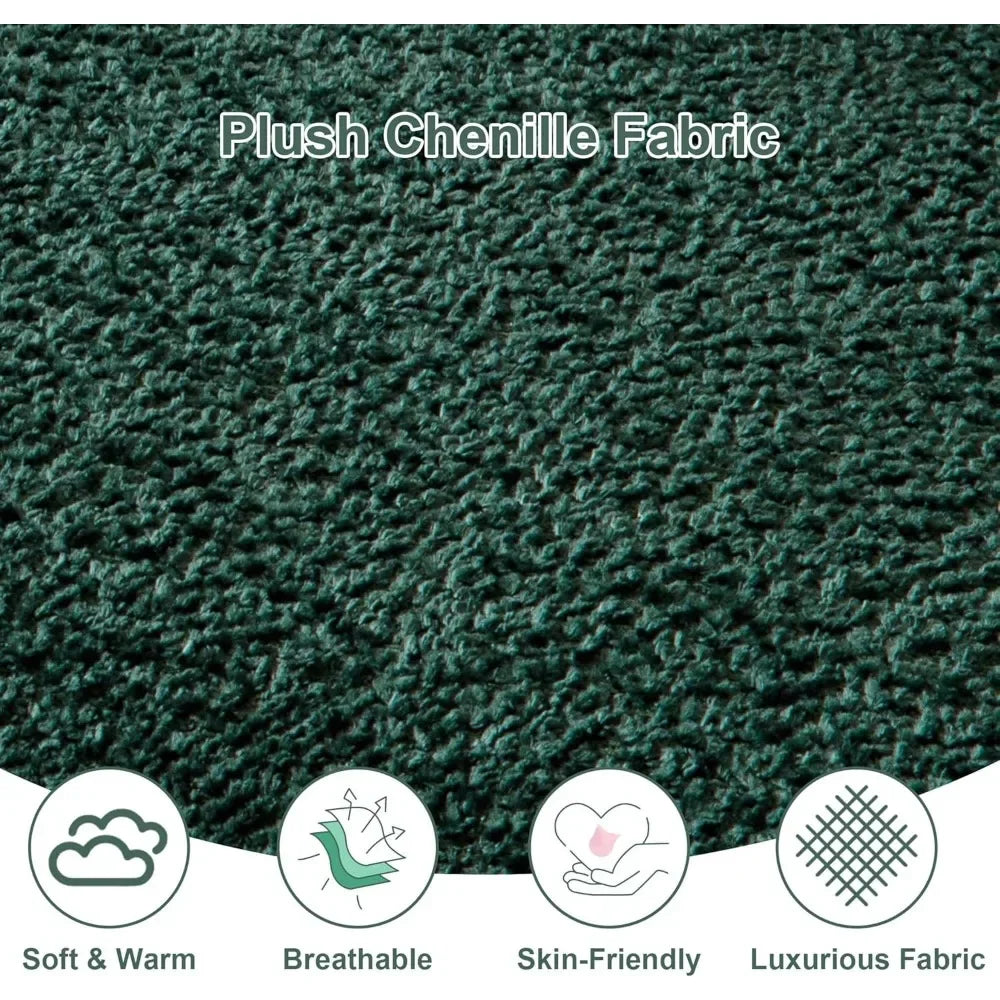 XMSJ Chenille U-Shaped Cloud Sectional Sofa