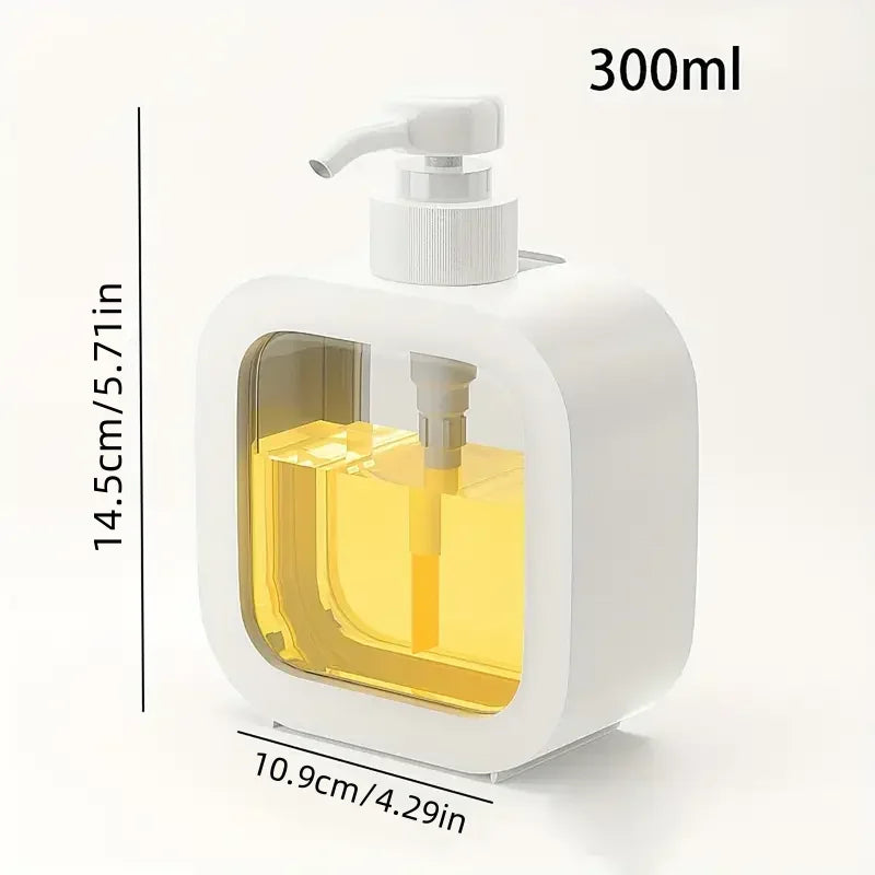 Clear Portable Hand Sanitizer Dispenser Bottle Plastic