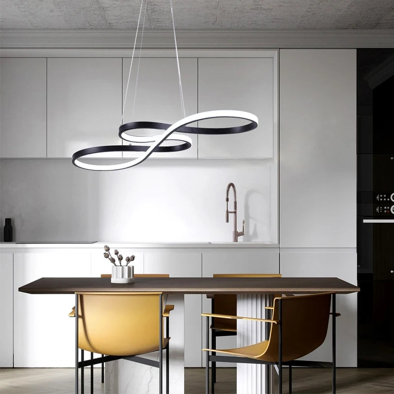 GreeLustr Nordic LED Pendant Light Minimalist Chandelier Fixture