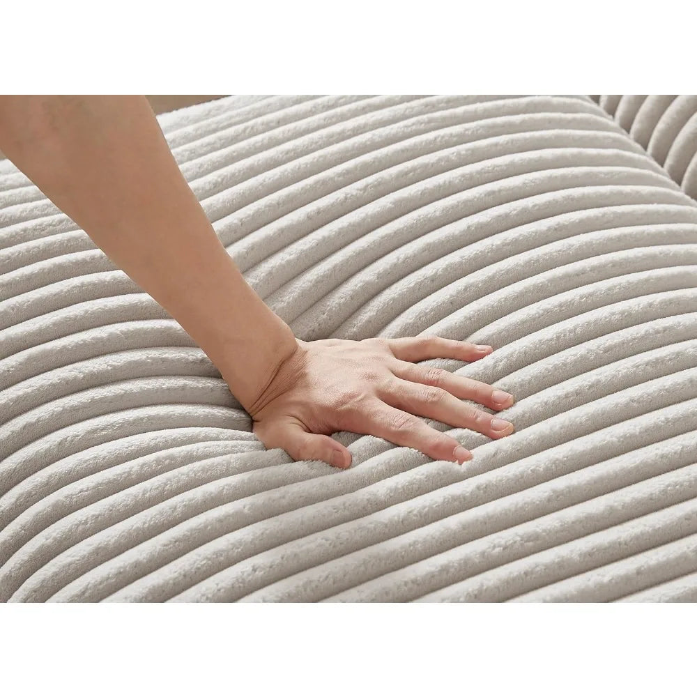 Tongyue L Shaped Sectional Sofa With Removable Ottomans