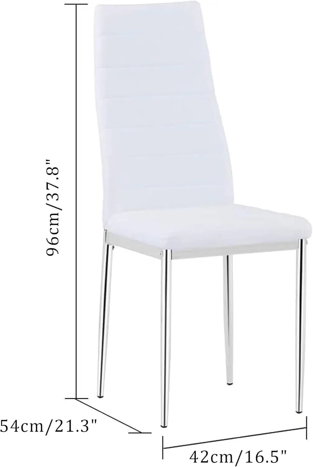 XMSJ 5 Piece Glass Dining Table Set For 4 With Chairs