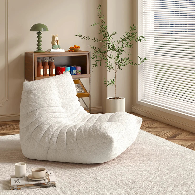 Designer Caterpillar Reclining Sofa Minimalist Living Room Lounger