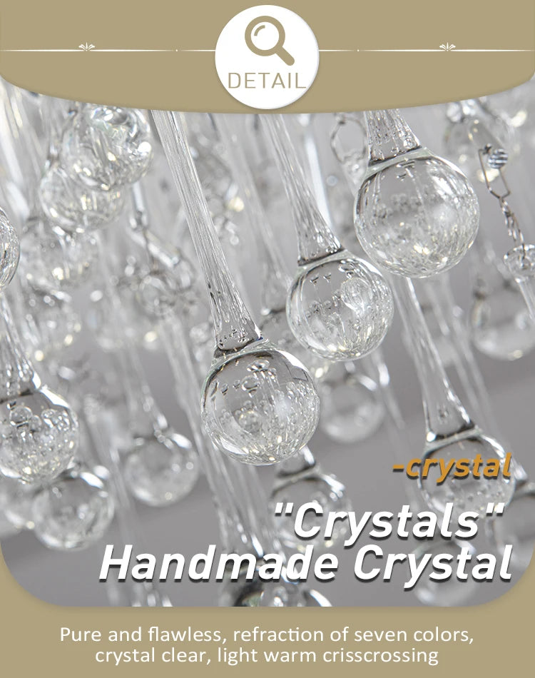 Luxury Modern Crystal Ceiling Bedroom Chandelier Round Glass Cristal Gold Tree Branch Ceiling Chandeliers For Living Dining Room