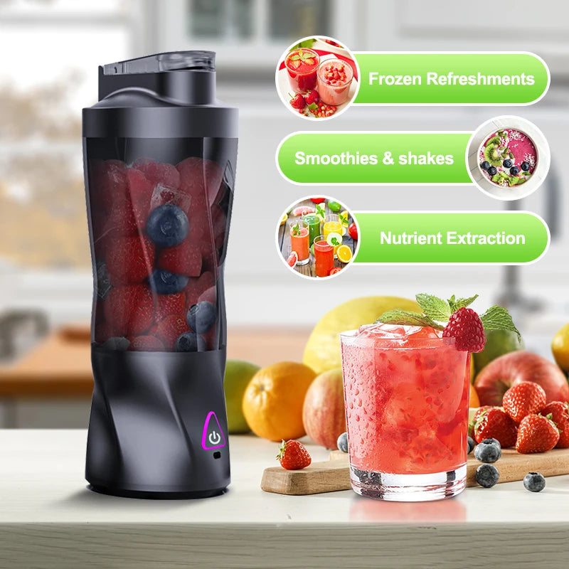 KIRAINAFLY Portable USB Juicer Blender Smoothies