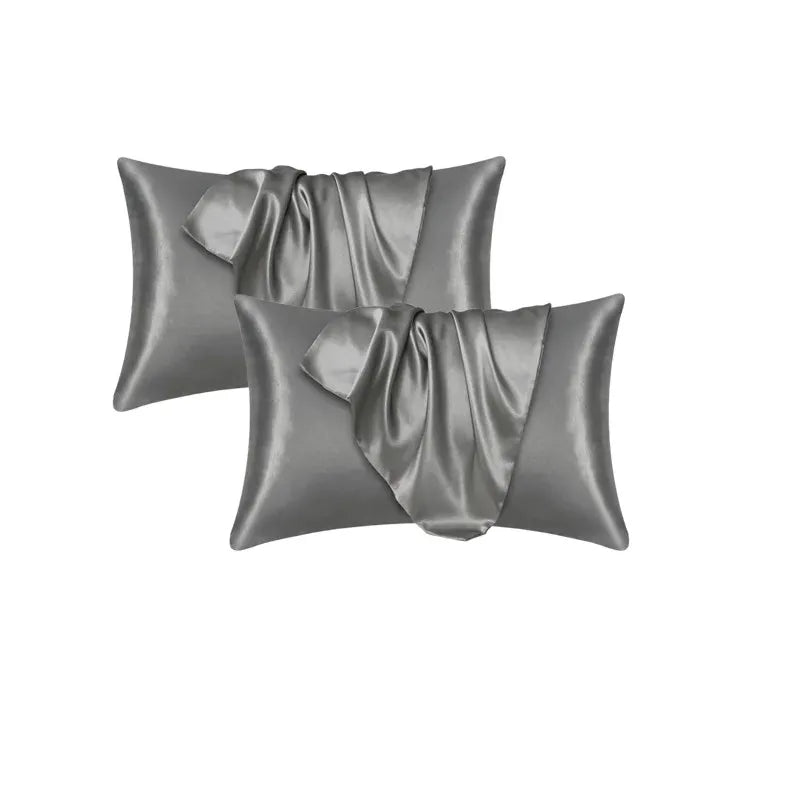 100% Silk Pillowcase Pillow Cover Silky Satin Hair Beauty Pillowcase Comfortable Pillow Case Home Decor Pillow Covers.