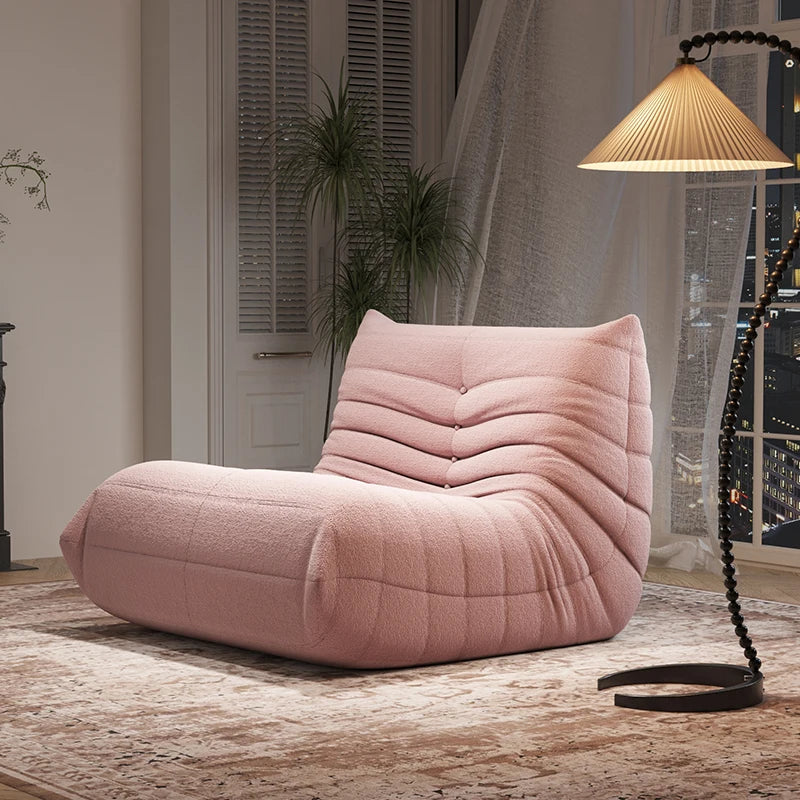 Designer Caterpillar Reclining Sofa Minimalist Living Room Lounger