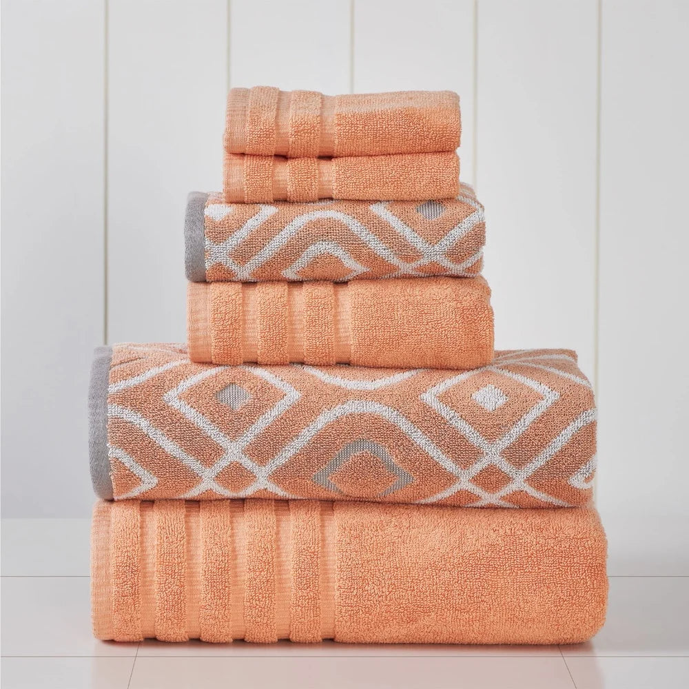 Cotton Bath Towel Set Quick Dry Oeko Tex Certified