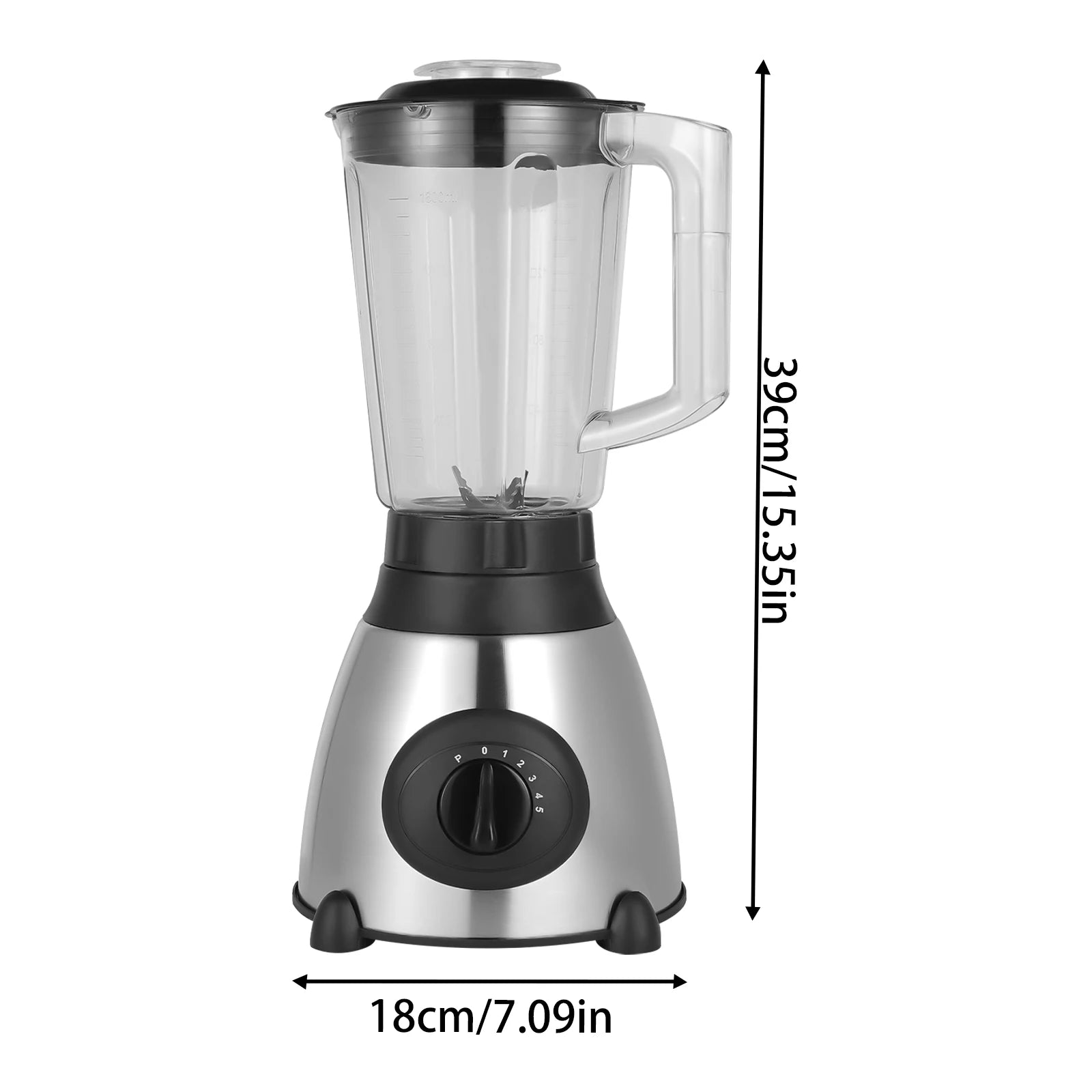 Bymaocar 800W Countertop Food Processor Multifunctional Mixer