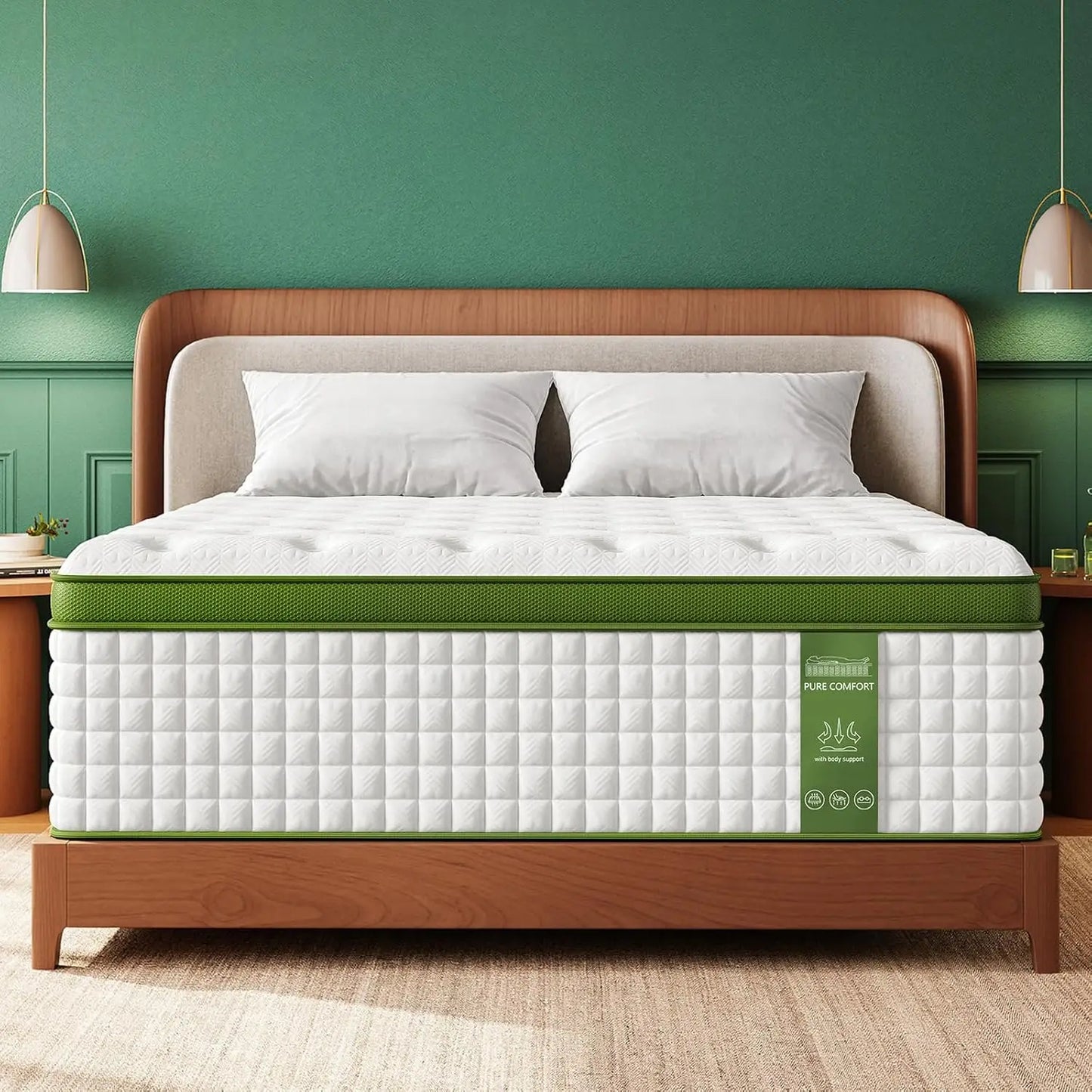 BedStory Hybrid Gel Memory Foam Mattress With Pocket Springs